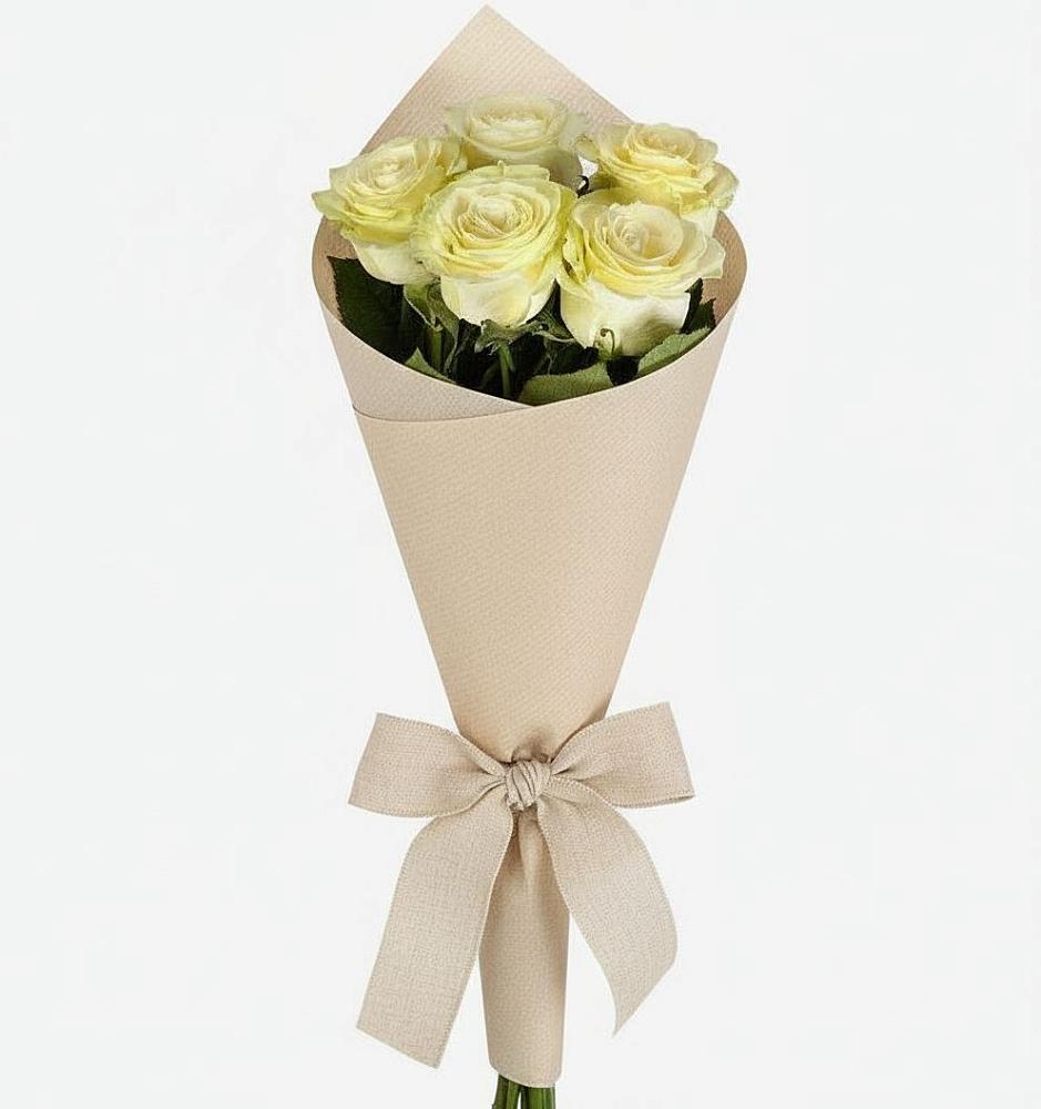 Букет белые крылья в Артемовске Букет цветов из: Розы в Артемовске