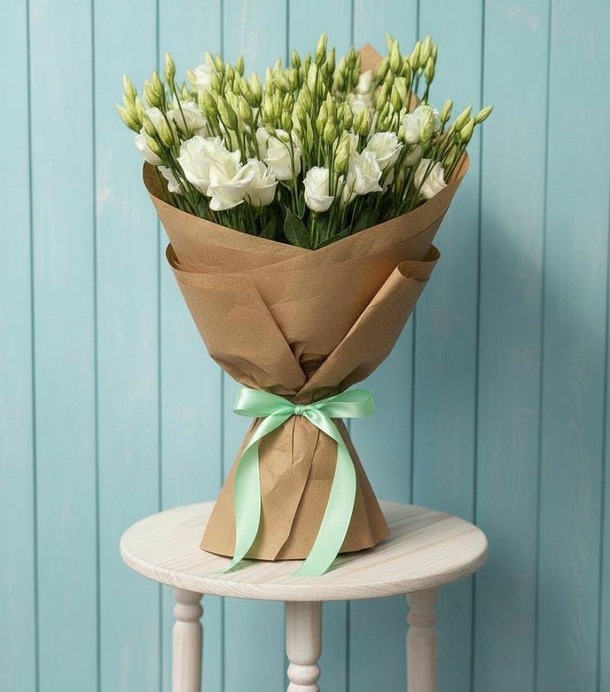 Букет Утренняя Свежесть в Артемовске Букет цветов из: Лизиантусы в Артемовске