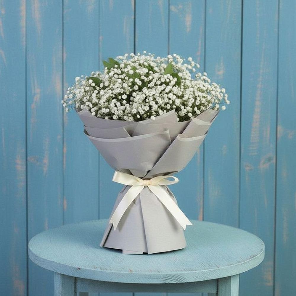 Букет Белые гипсофилы в Артемовске Букет цветов из: Гипсофила в Артемовске