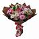 Букет Розовое очарование в Артемовске Букет цветов из: Хризантемы, Альстромерии и Розы в Артемовске